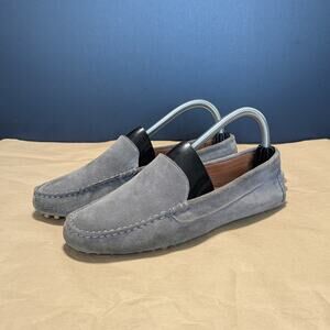 M. Gemi Felize Drivers Suede Moccasin Shoes Slip On Loafers Gray Womens 9.5 Grey